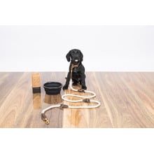 180cm Leather & Cotton Rope Dog Lead